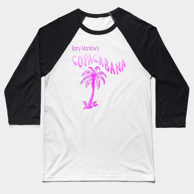 Pink copacabana Baseball T-Shirt by Rants Entertainment	